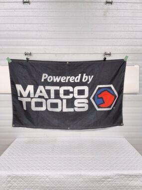 Official "Powered by Matco Tools" Premium Garage Shop Banner Flag